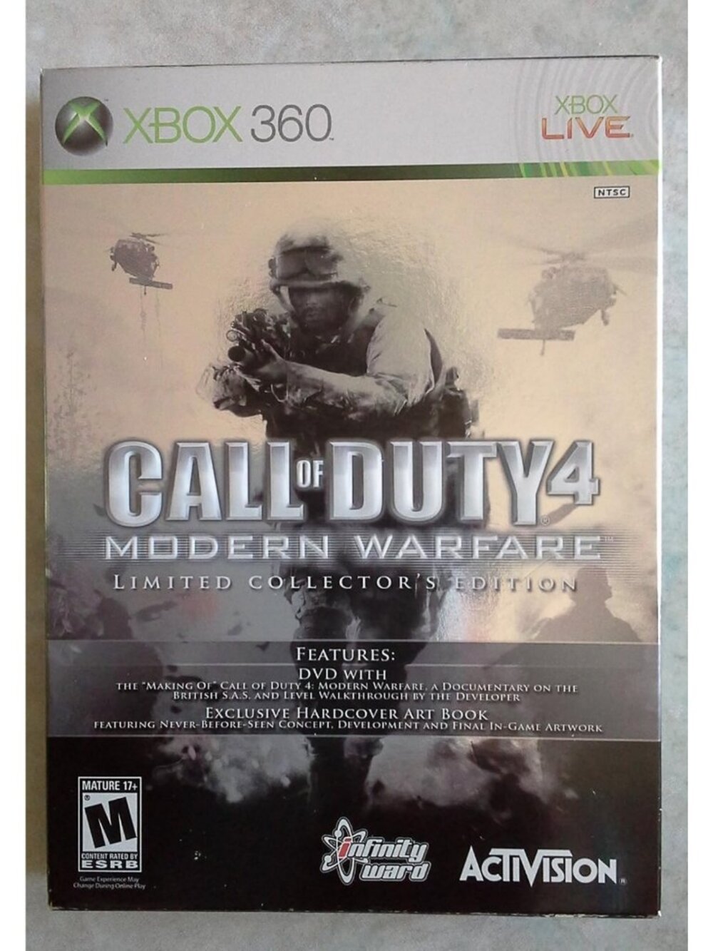 Collector's Edition Modern Warfare Game for Xbox 360 - Renewed, Great Condition